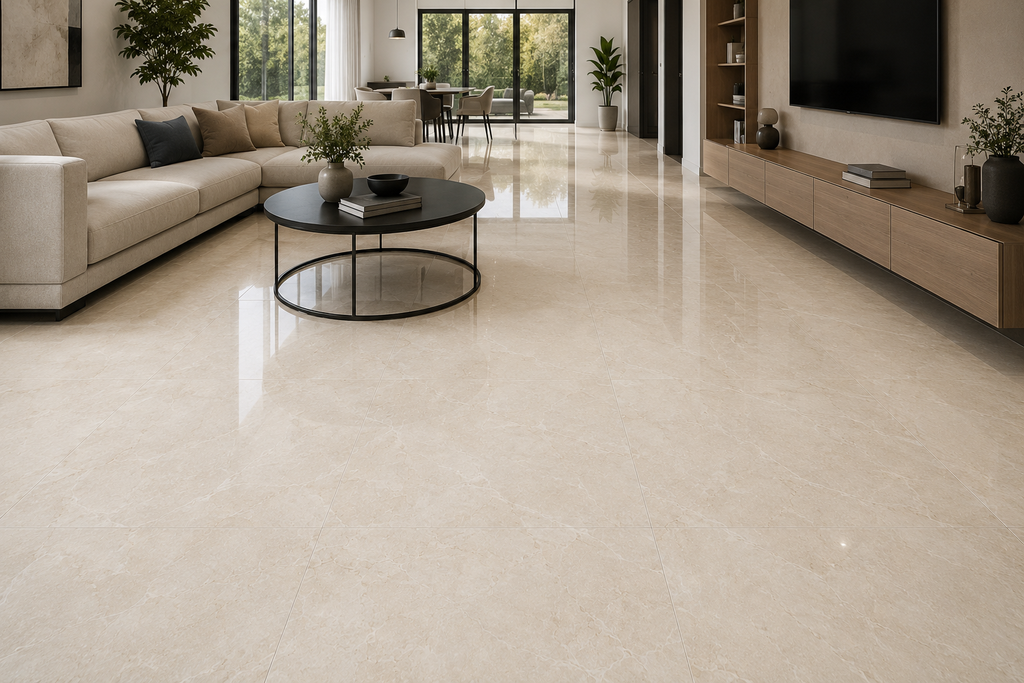 Carrelage P.E. Illusion Crema Pulido 60x120 cm Rectifié”