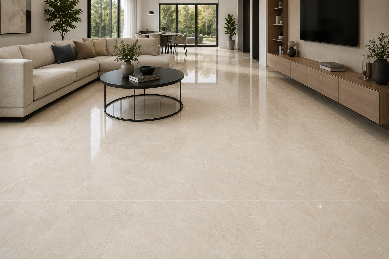 Carrelage P.E. Illusion Crema Pulido 60x120 cm Rectifié”