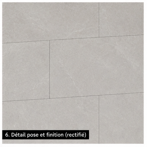 Carrelage P.E. Illusion Gris Pulido 60x120 cm Rectifié