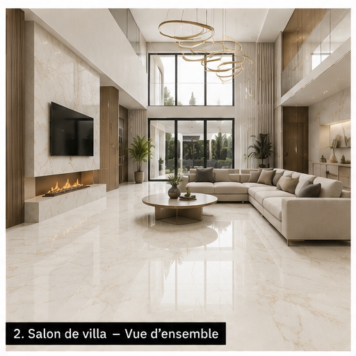 Carrelage P.E. Calacatta Pulido 60x120 cm Rectifié — Effet Marbre